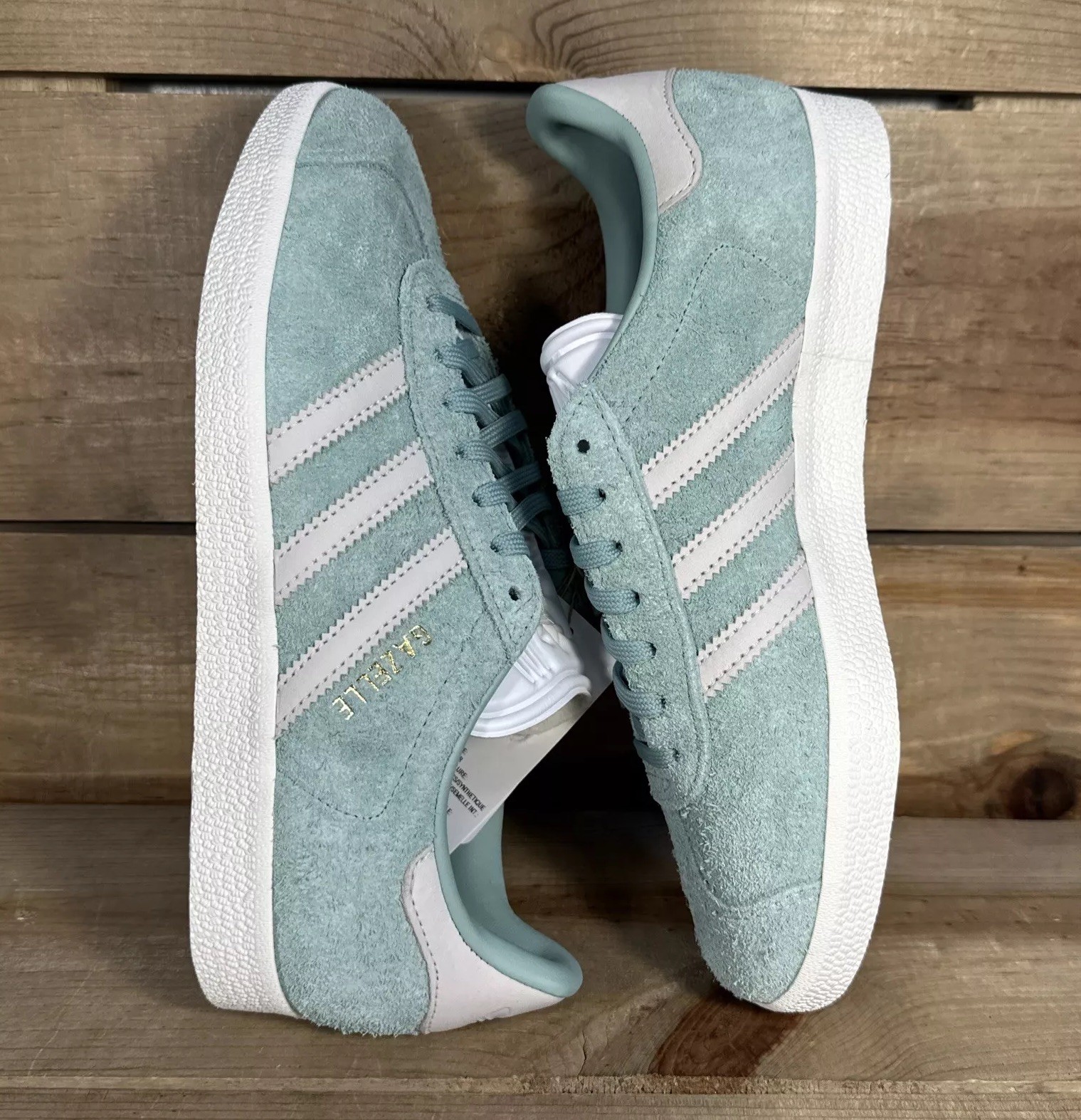 adidas gazelle silver green womens Adidas Originals GAZELLE INDOOR SNEAKERS $95.75 USD