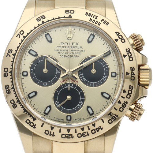 ROLEX Cosmograph Daytona Watch 116508 18K Yellow Gold mensWatch Champagne / ...