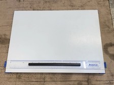 VINTAGE STAEDTLER A2 960 MARS TECHNICO TECHNICAL DRAWING BOARD & RULER OLD TOOLS