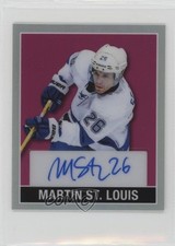 2025 Leaf Metal Legends Pink Prismatic 2/5 Martin St Louis #LO-MSL Auto HOF 11jd