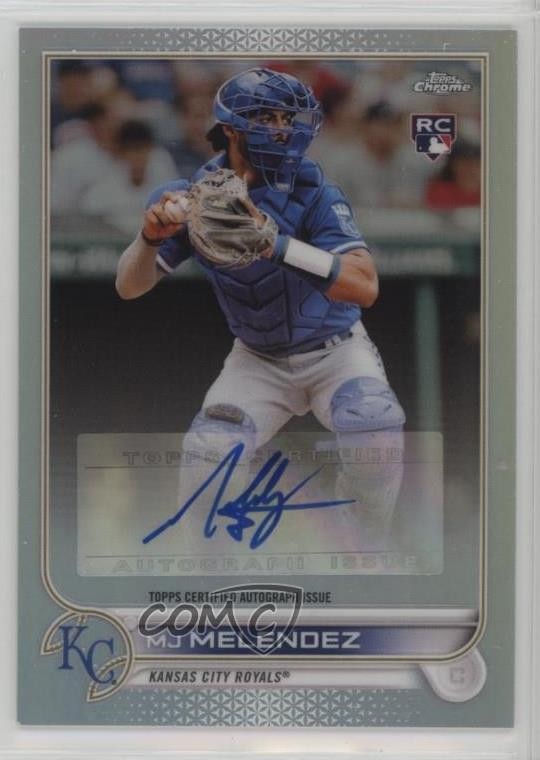 2022 Topps Chrome Update Auto MJ Melendez #AC-MJM Rookie Auto RC 4d3
