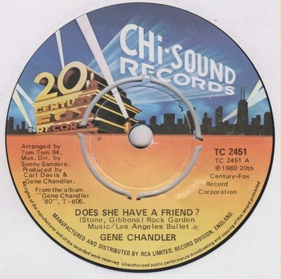 Gene Chandler - Does She Have A Friend?  (VINYL)
