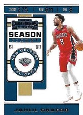 2019-20 Panini Contenders #38 Jahlil Okafor