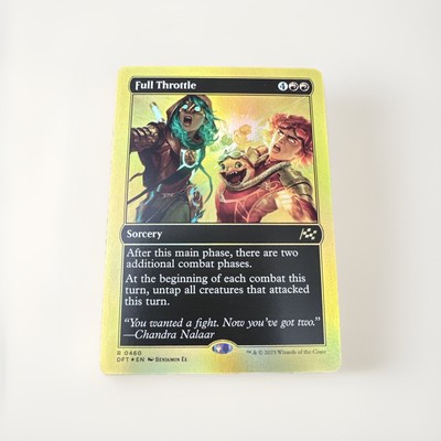 Full Throttle (First-Place Foil) 460 (R) MTG Aetherdrift (DFT)