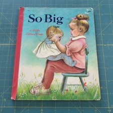 Little Golden Book So Big #574 Red Spine Eloise Wilkin
