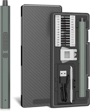 Mini Electric Screwdriver Set 30 in 1 Cordless Precision Tool Kit Magnetic Bits