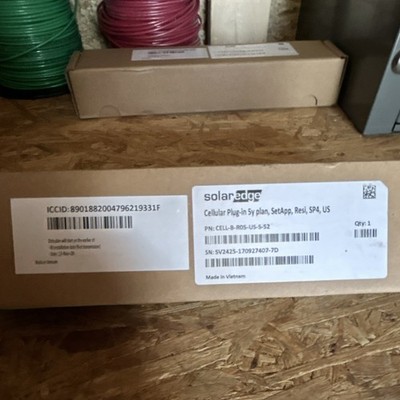 SolarEdge Cellular Plug-in 5-Year Plan SetApp Residential CELL-B-RO5-US-S-S2