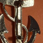 LIDZ Mark Gold Tone Anchor Navy Badge Pin Militaria Collectible Military Theme — photo 6