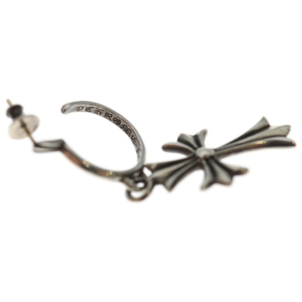 Chrome Hearts TINY CH CROSS HOOP Earring 925 14K P0051874 thumbnail 6