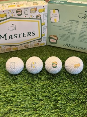 Titleist Pro V1 Masters Concessions Golf Balls - 4x Balls - 1 of Each Design