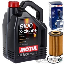 BOSCH ÖLFILTER 1457429108+MOTUL 5W30 ÖL passend für BMW 3er E30 E36 E46 5er E34