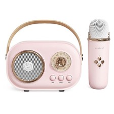 Mini Karaoke MachineKaraoke Machine for Kids and AdultsCute Karaoke with Micr...