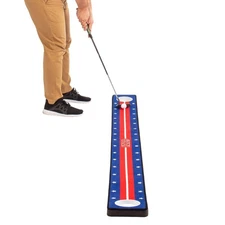 IZZO Golf Patriotic Putting Mat - 8' x 8'' Red, White & Blue