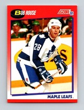 1991-92 Score Canadian Bilingual Bob Rouse Toronto Maple Leafs #246