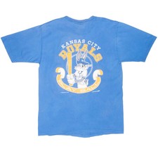 VINTAGE MLB KANSAS CITY ROYALS BUGS BUNNY 1990 TEE SHIRT LARGE MADE IN USA