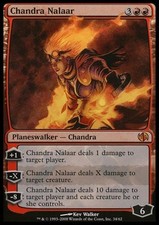 Chandra Nalaar -Foil Heavy Play MTG Duel Decks: Jace vs Chandra