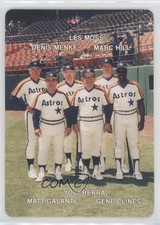 1988 Houston Astros Stadium Giveaway Denis Menke Yogi Berra Gene Clines HOF 3c7