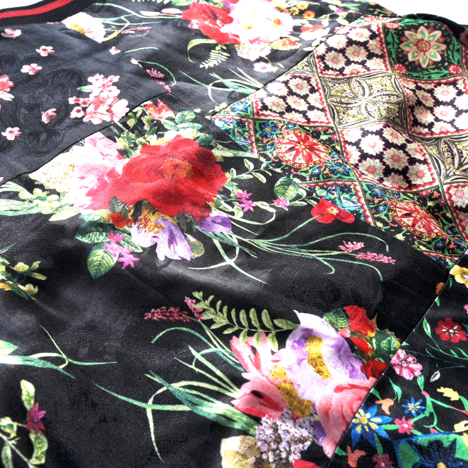 Alice + Olivia Lila Oversized Patchwork Bomber Ja… - image 16