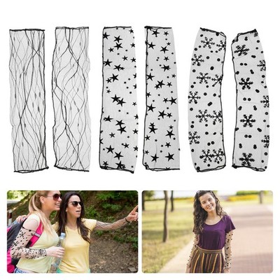 3 Pairs Armwärmer Sonnenschutz Kleidung Damen Armhülle Armschutzhülsen
