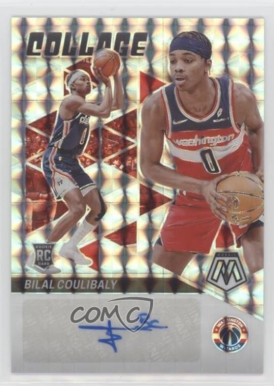 2023-24 Panini Mosaic Collage Auto Mosaic Bilal Coulibaly #CM-BIL Auto 2oz