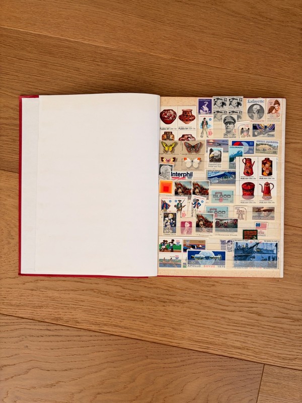 Worldwide Stamp Collection Over 360 Stamps 40+ Countries Estate Lot 1940s-1990s