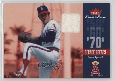 2006 Fleer Greats of the Game Decade Memorabilia Nolan Ryan #DEC-NR HOF 1j1o