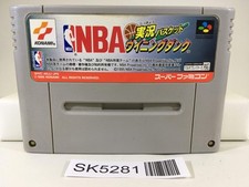 NBA Jikkyou Basket Winning Dunk Basketball Super Famicom SNES Giappone - SK5281