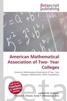 Lambert M. Surhone (U. A.) | American Mathematical Association Of Two- Year...