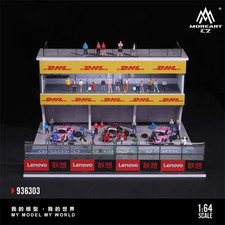 MoreArt 1:64 PORSCHE CARRERA CUP ASIA THREE-DIMENSIONAL CUBE SCENE MO936303