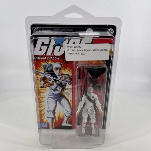 Hasbro Storm Shadow 3.75 inch Collectible W/ Protech Star Case New