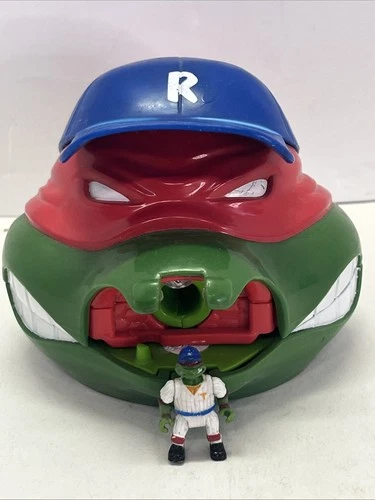 TNMT Mini Mutants Raphael's Baseball Playset 1994 Playmates - VTG  Incomplete