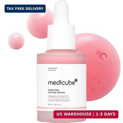 1-2X Medicube PDRN Pink Peptide Serum 1.01 fl oz SALMON DNA For Anti-Aging Care