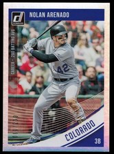 Nolan Arenado 2018 Panini Donruss Career Stat Line Variation /290 #172 FREE SHIP