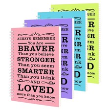 4Pcs Graph Spiral Journal Notebook for Women Men,A5 Graph Paper Notebook,Hard...