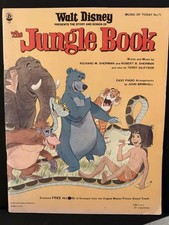 The Jungle Book 1967 story songs Disney sheet music Richard and Robert Sherman!