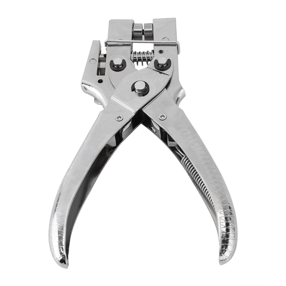 `Rivet Setter Punch Pliers Belt Holes Eyelet W/100x Easy Press Hollow Grommets