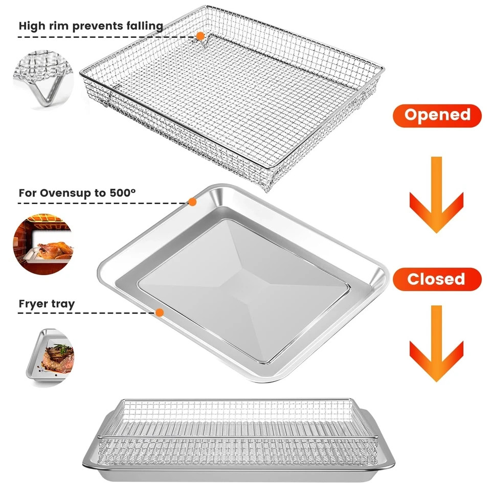 Cuisinart TOA-60 TOA-65 TOA-70 Air Fryer Basket Replacement Tray
