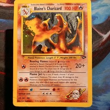Blaine's Charizard Holo 2/132 Gym Challenge on eBay