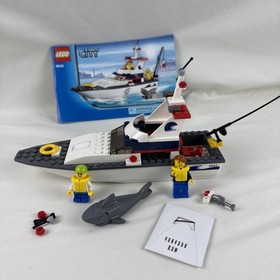 Lego City 4642 Fishing Boat 100% Complete W/ MANUAL, NO BOX, W/Extra Pieces