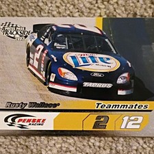 Press Pass 2002 Trackside Rusty Wallace #88 Penske Racing NASCAR Trading Card