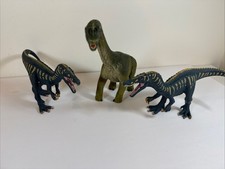 Set of 3 Schleich Dinosaur Figures Realistic Brontosaurus, Baryonyx