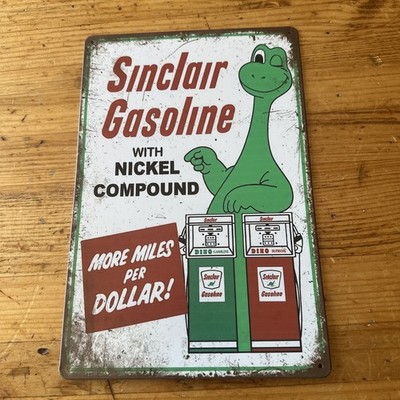 Sinclair Gasoline Sign 8x11 Metal Tin Sign Motor Oil Gasoline