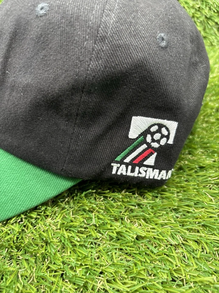 Umbro Talismán Fútbol Negro Verde Snapback Sombrero Fútbol Logo Gorra Ajustable Foto 4 de 4
