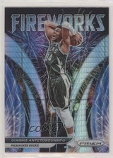2021-22 Panini Prizm Fireworks Hyper Prizm Giannis Antetokounmpo #3 0po0