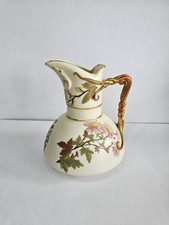 Antiker Royal Worcester Rouge Elfenbein Krug Krug Form 1378 datiert 1891 viktorianisch