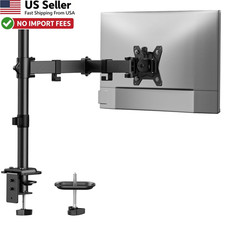 HUANUO Monitor Arm 13-32in 17.6lbs VESA 75/100 Adjustable Desk Mount FROM USA