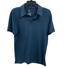 New All In Motion Mens Small Moisture Wicking No Roll Collar Stretch Polo Shirt