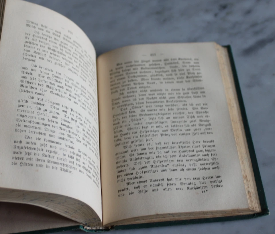 buch heinrich hansjakob DÜRRE BLÄTTER 2 band alt antik 1890 top vintage deko 298 - Bild 4 von 4