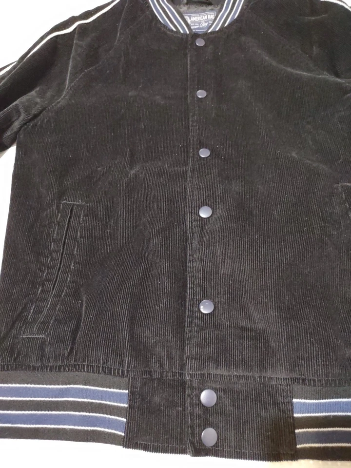 AMERICAN RAG Мужская вельветовая куртка S черный/белый новый без ЯРЛЫКОВ - Изображение 4 из 4
