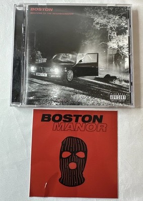 Boston Manor - Welcome To The Neighbourhood CD With Bonus Sticker